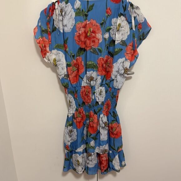 Parker Women’s Bondi Flutter Sleeve Smocked Waist Floral Print Dress. Size S. - Picture 10 of 13